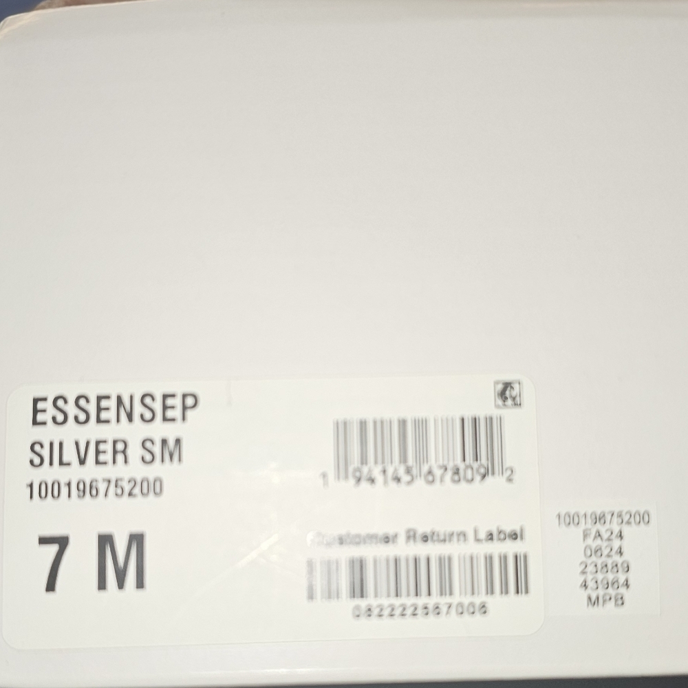 Wild Pair Essence Silver Shoes - Size 7M